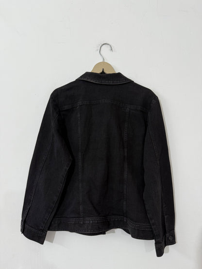 Customised Embroidered Woollen patch Denim Jacket