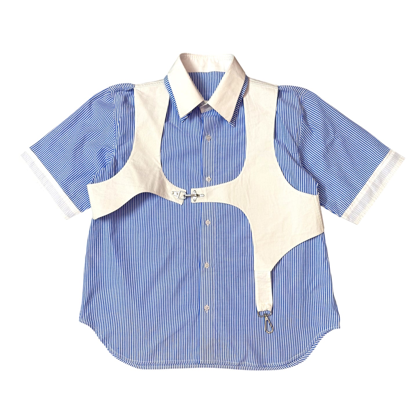 Blue Cotton vest 100% Cotton Shirt
