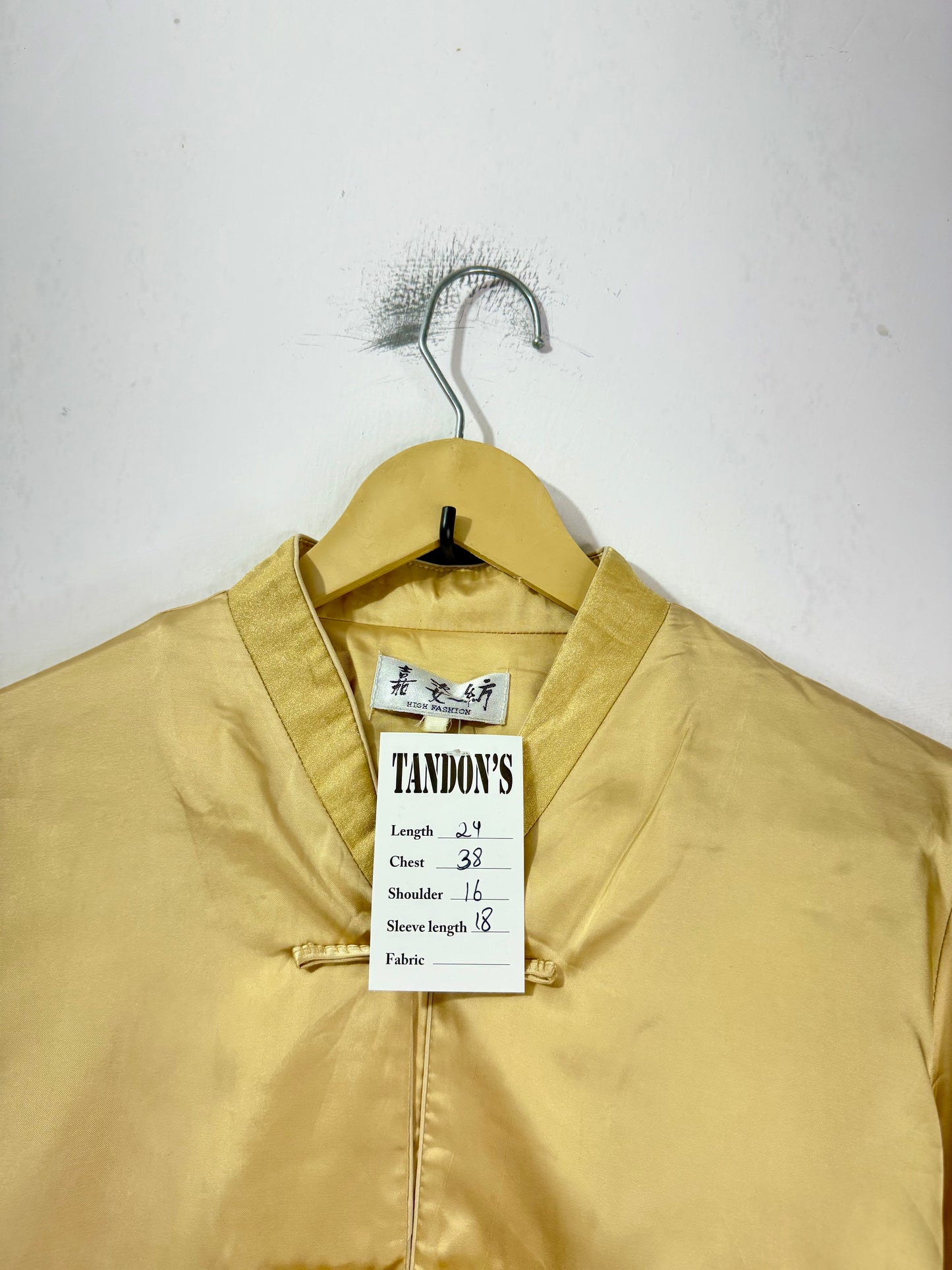 High Fashion Silk Vintage Jacket