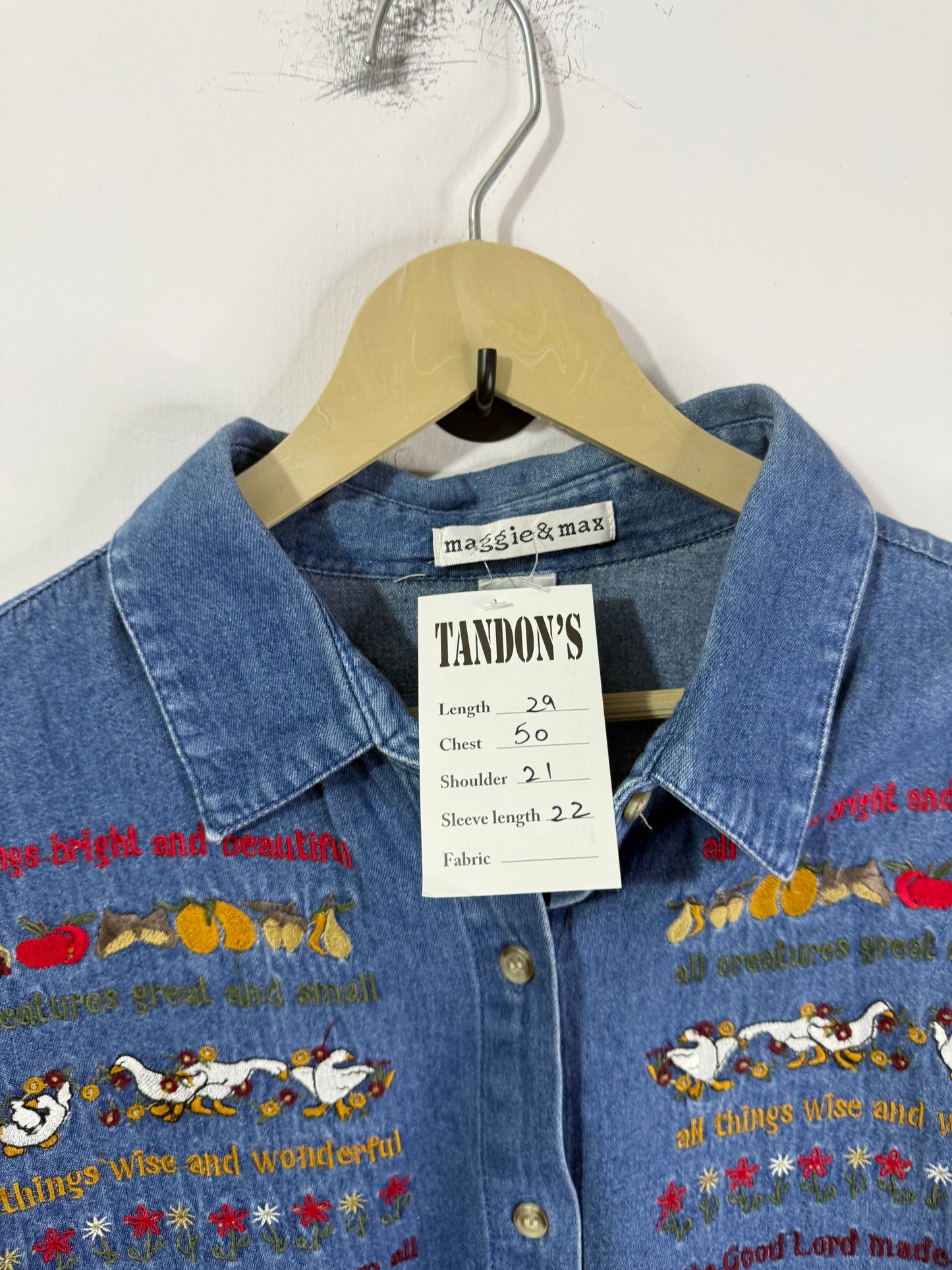Maggie & Max  Denim Shirt