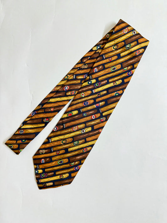 Bruce L Robertson Vintage Silk Tie