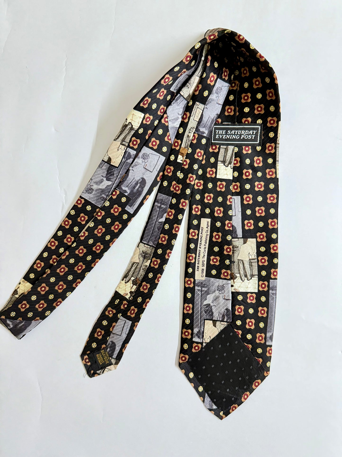 The Saturday Evening Post Vintage Silk Tie