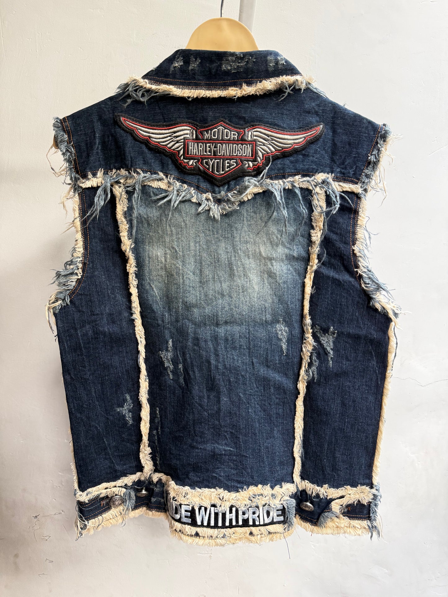 Ride With Pride Denim vest