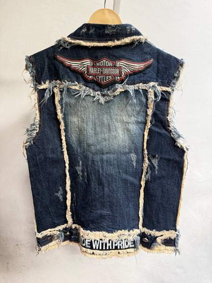 Ride With Pride Denim vest