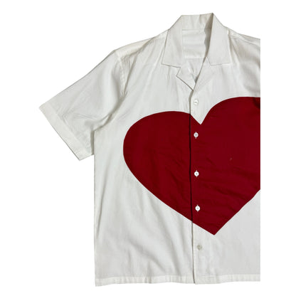 Red Heart Patch 100% Cotton Shirt