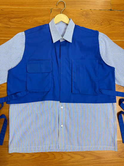 Blue vest  100% Cotton Shirt