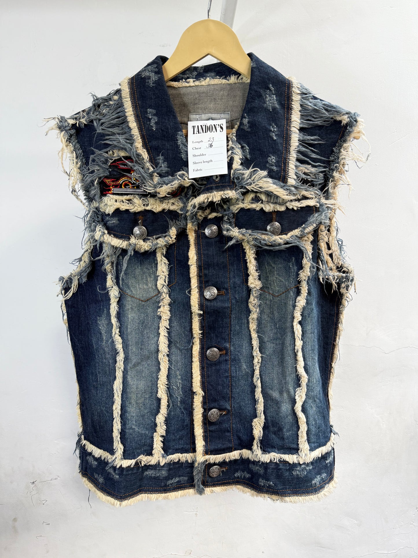 Ride With Pride Denim vest