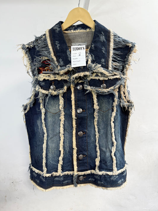 Ride With Pride Denim vest