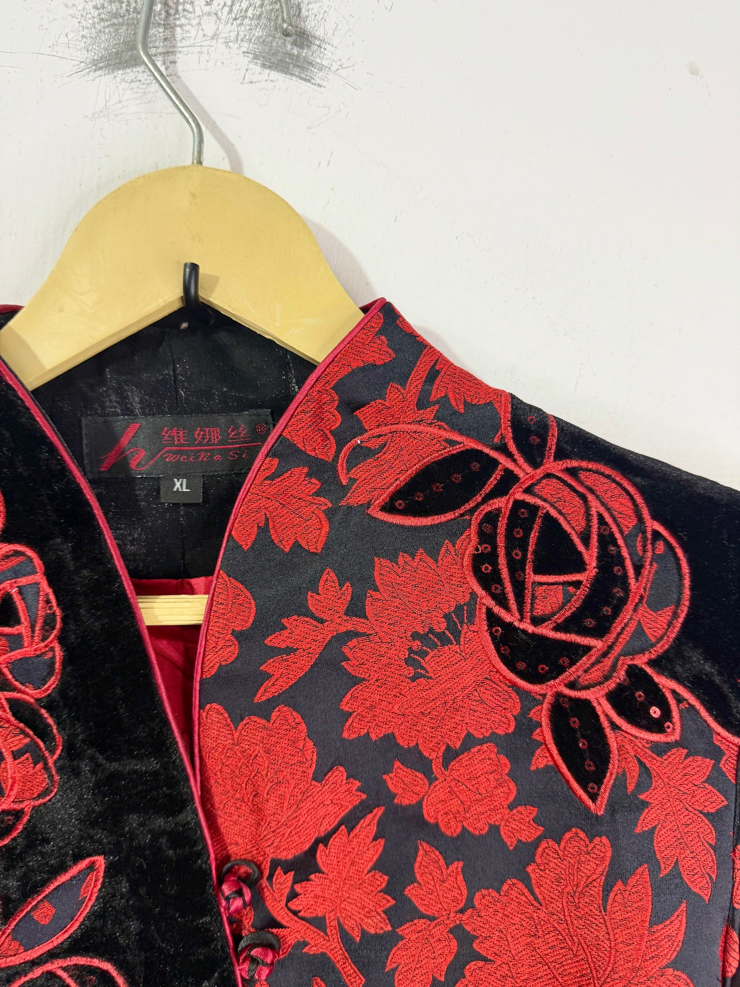 Velvet Embroidered Vintage Jacket