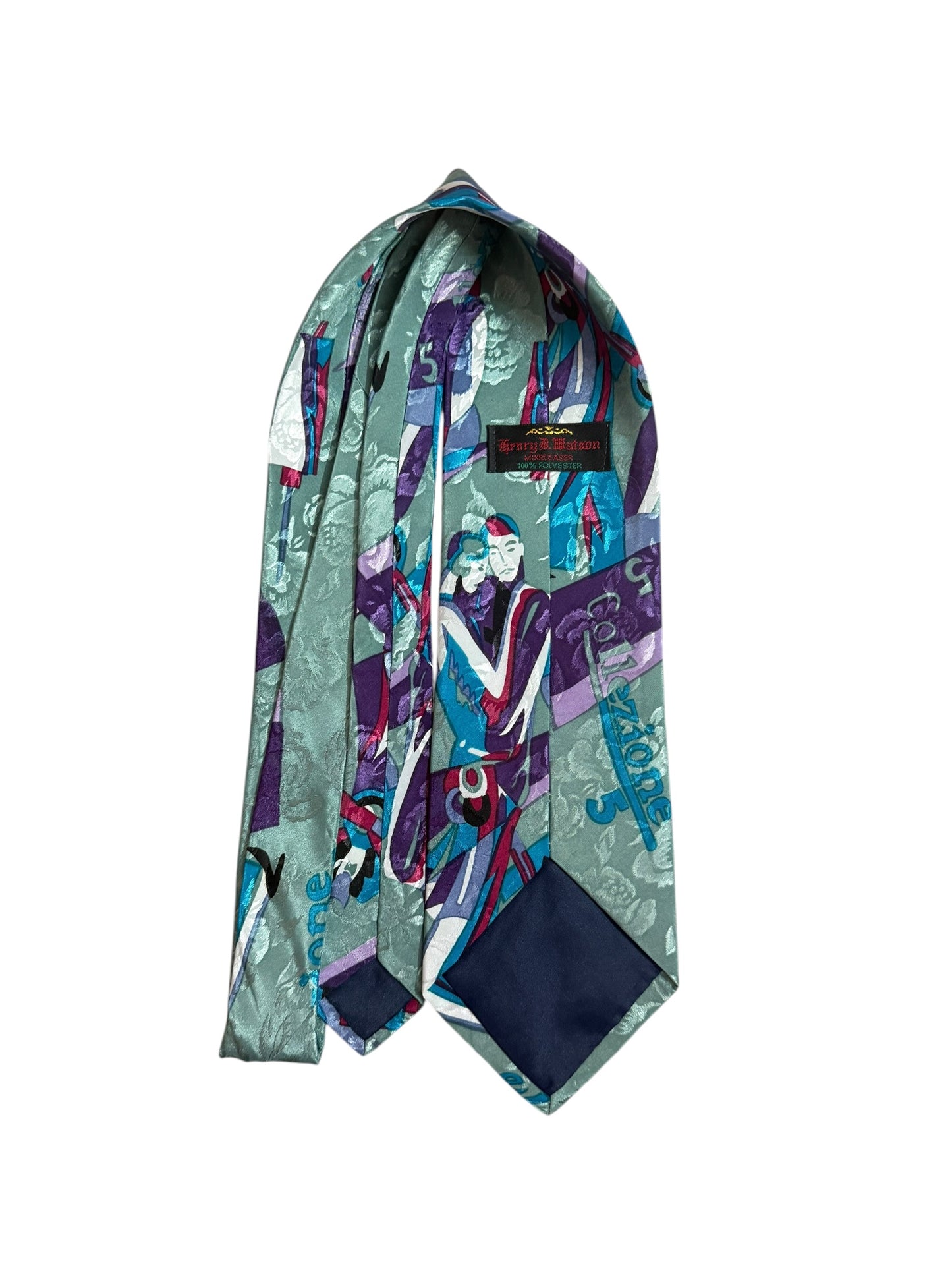 Henrey wartson Vintage Silk Tie