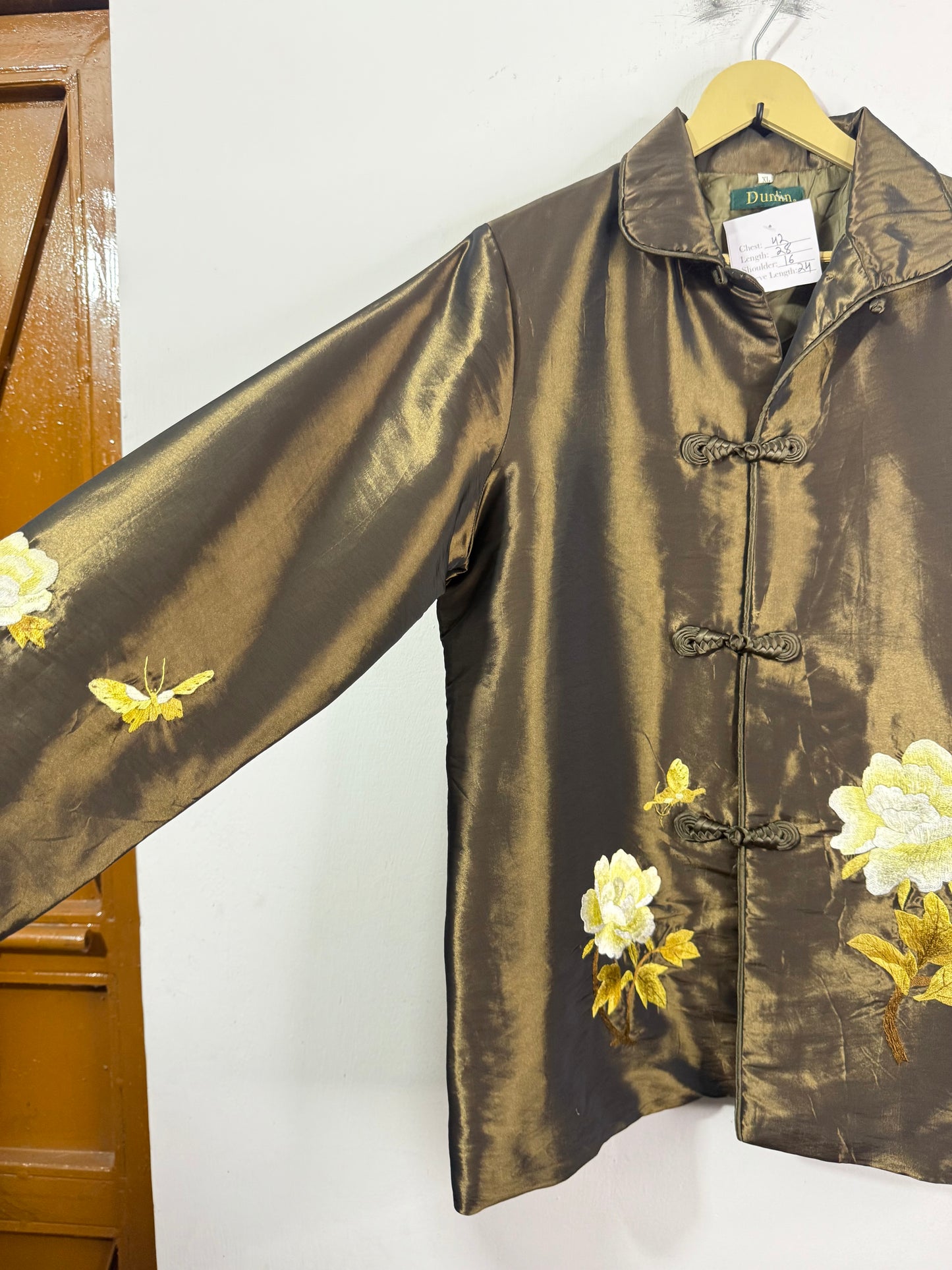 DUNLIN Hanbok Silk Vintage Jacket