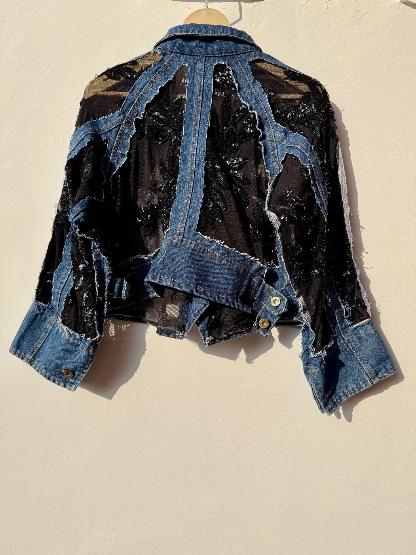 Customised cutwork Denim Jacket