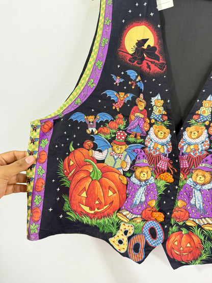 HALLOWINE PRINT Vintage Vest