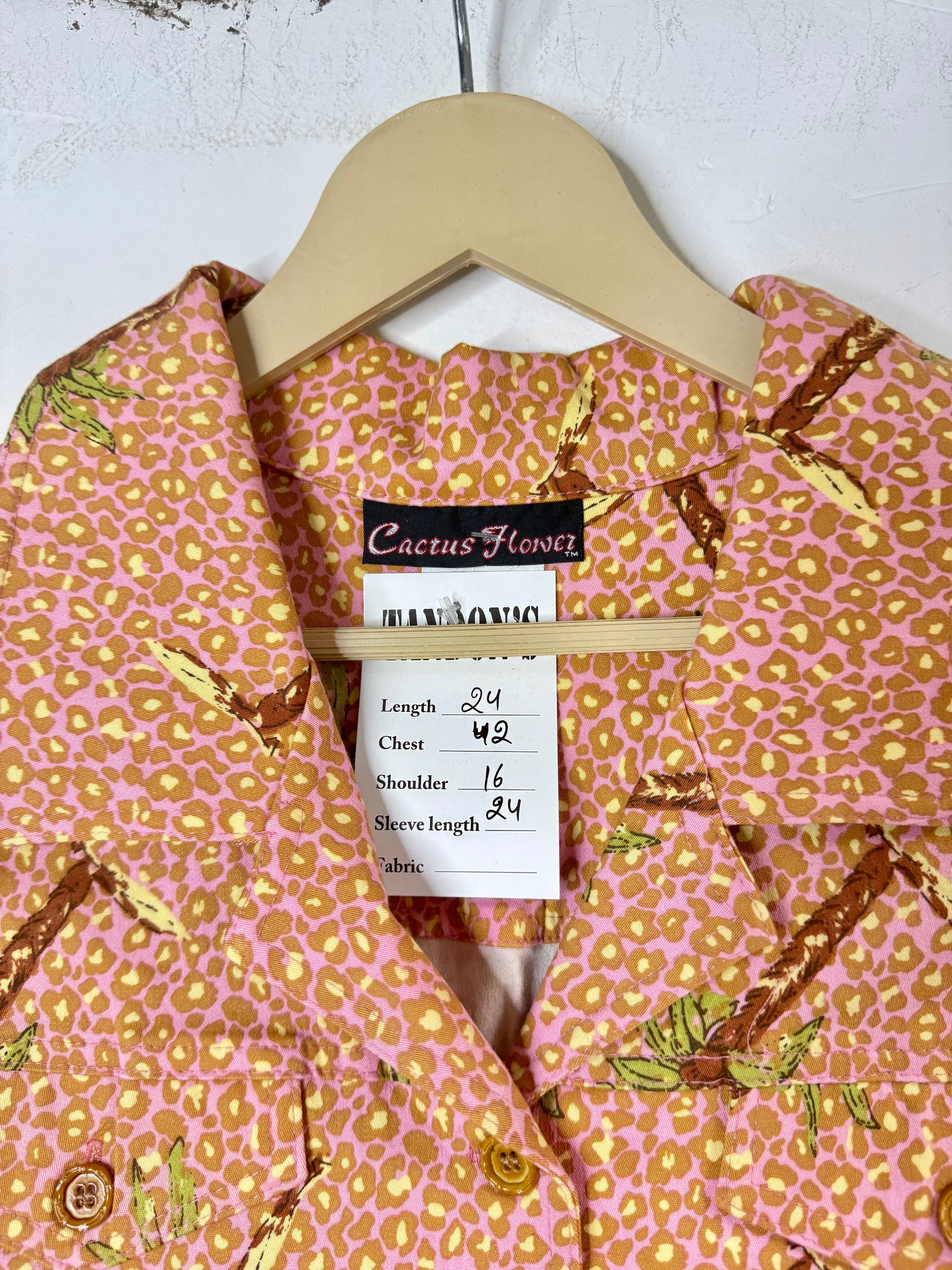 Cactus  Flower Jacket