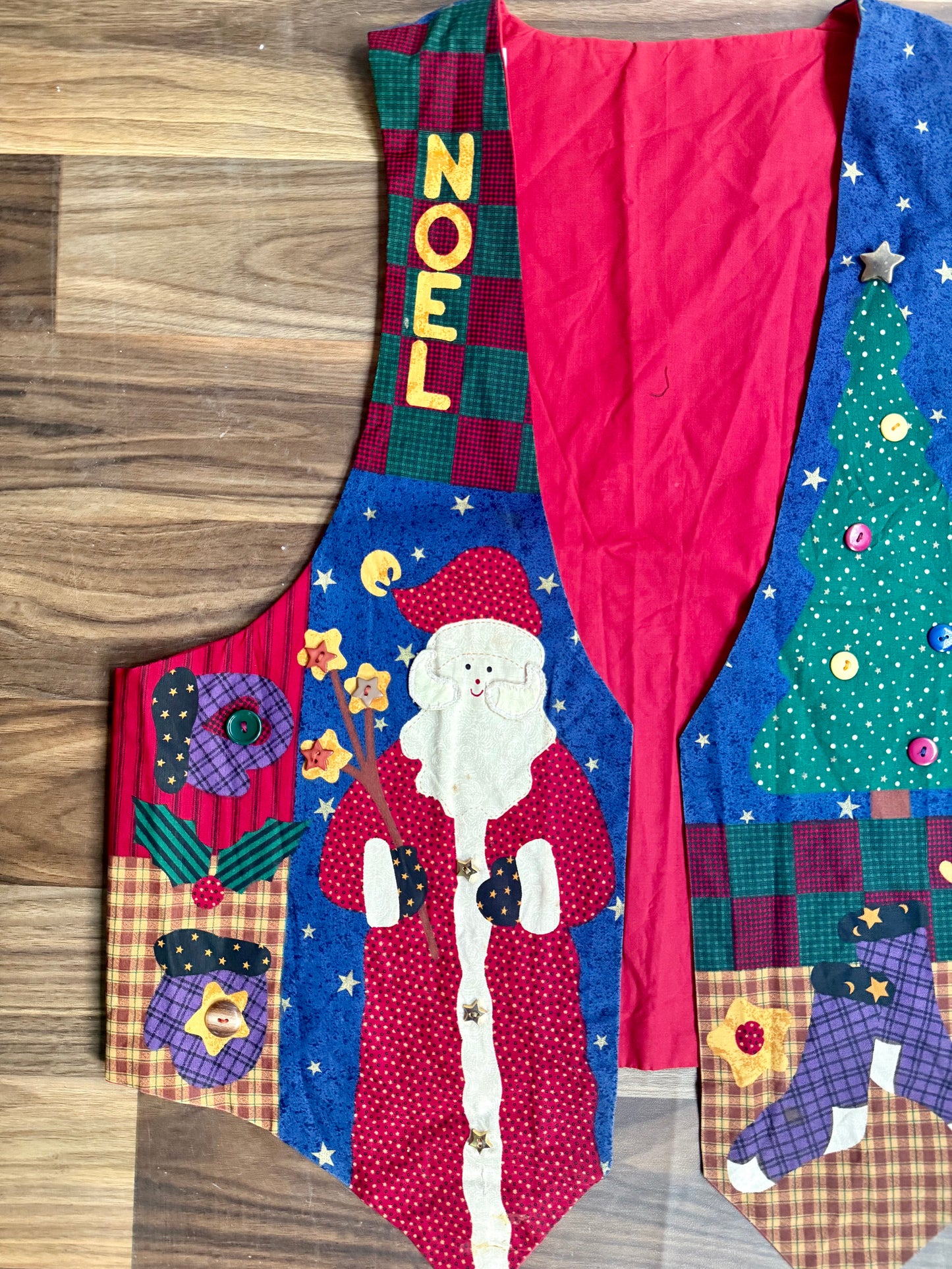 Christmas Embroidered vest