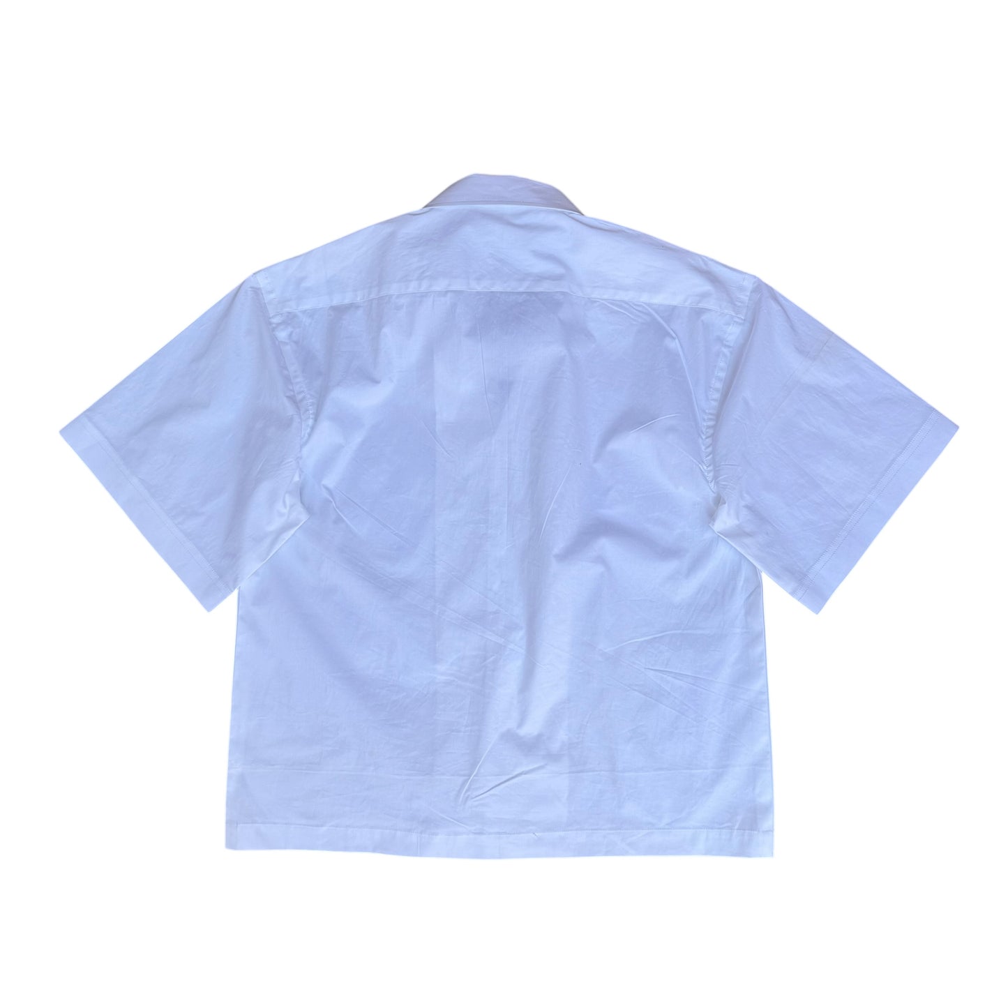 Blue Flower Patch 100% Cotton Shirt