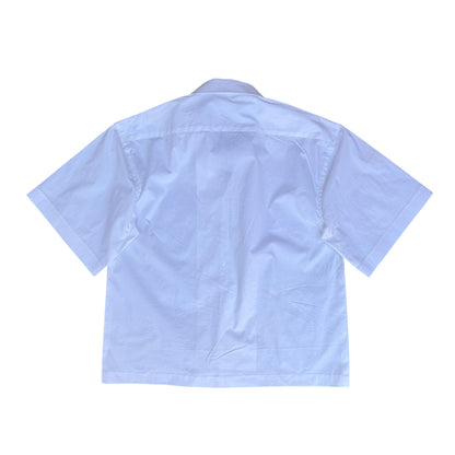 Blue Flower Patch 100% Cotton Shirt