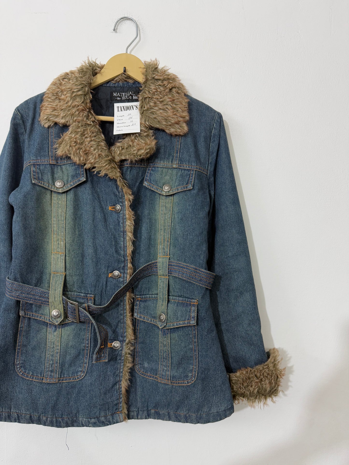 Material blue bis Denim Jacket
