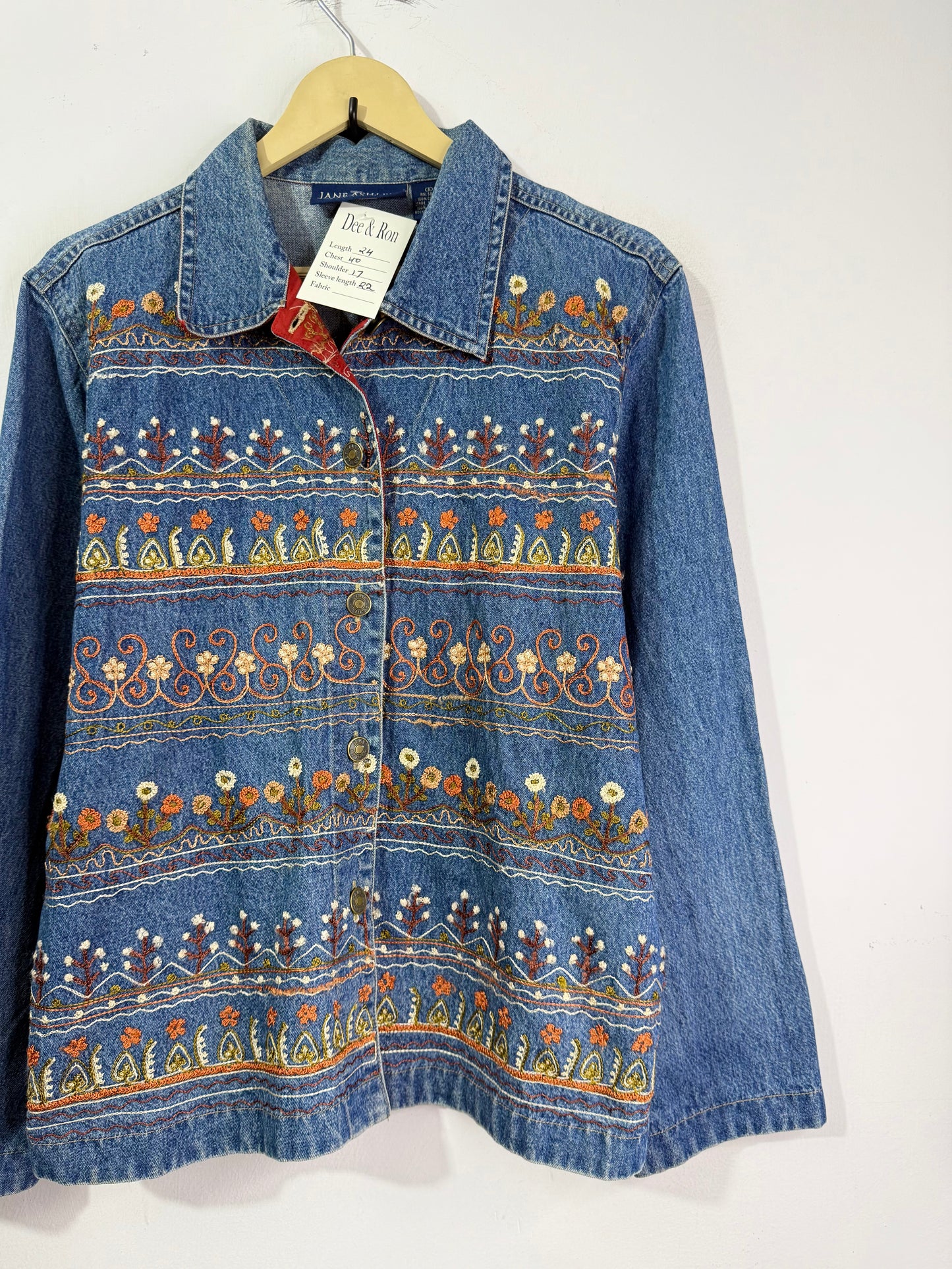 Jane shley Denim Shirt