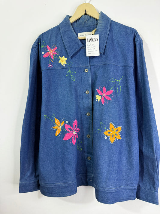 Alfred Dunner Denim Shirt
