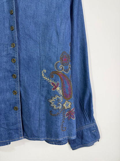 City Blues Embroidered Denim Shirt