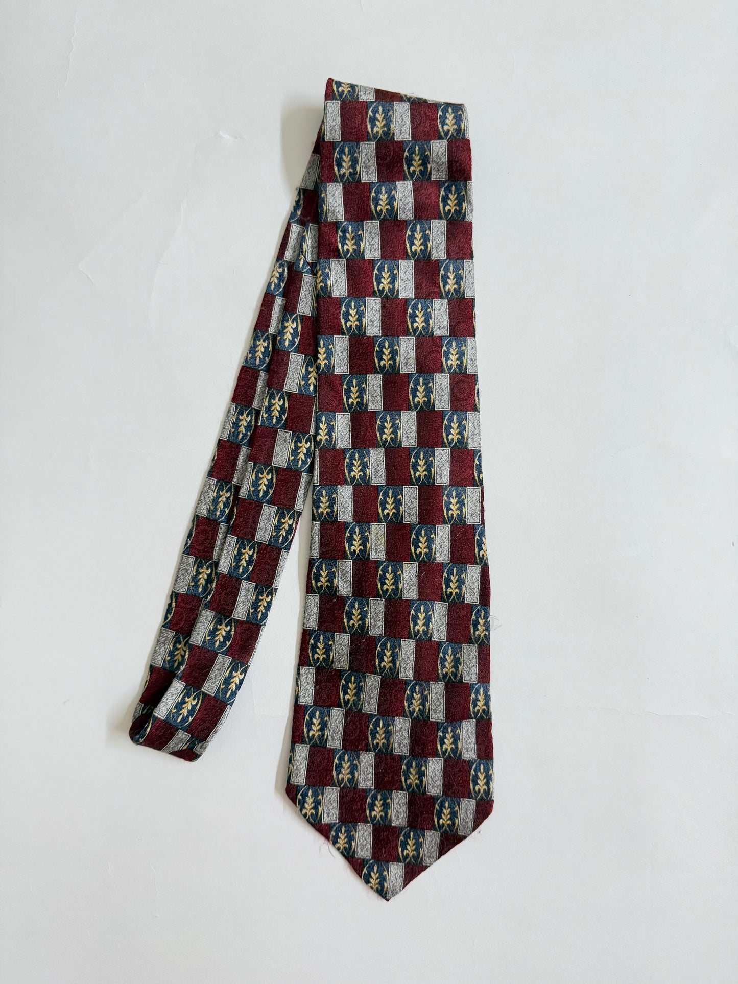 Stafford Vintage silk tie