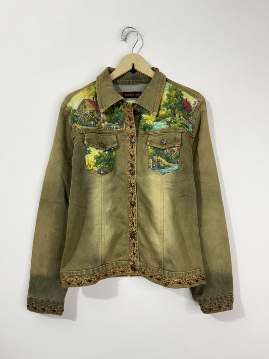 Customised Tapestry patchDenim Jacket