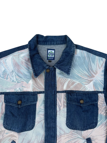 Upcycled Tapestry Denim Jacket