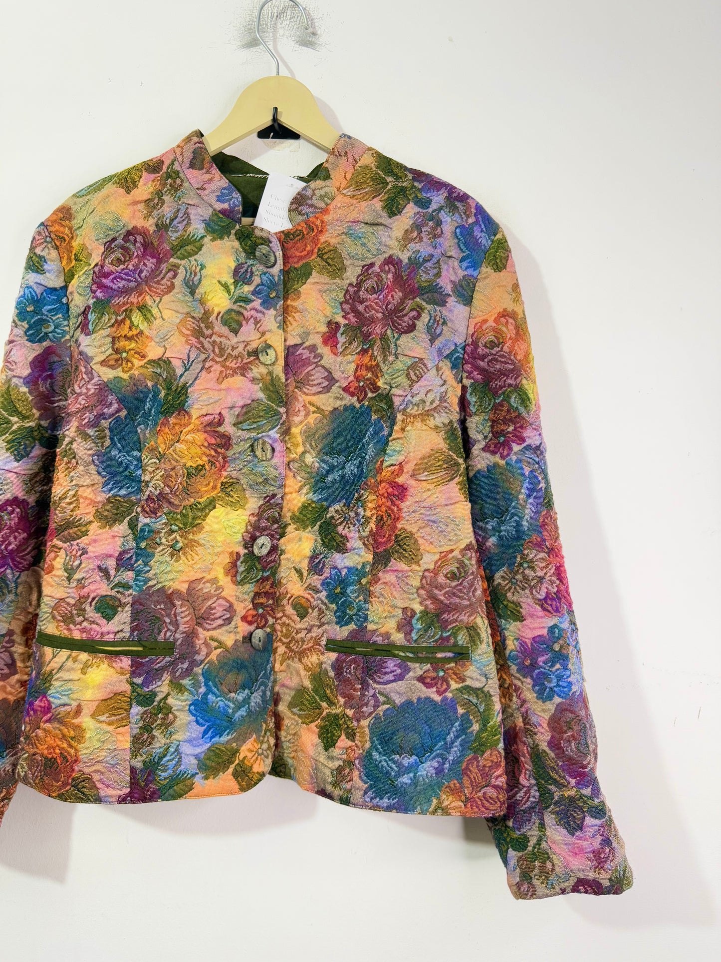 Floral Print Vintage Jacket
