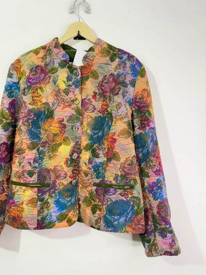 Floral Print Vintage Jacket