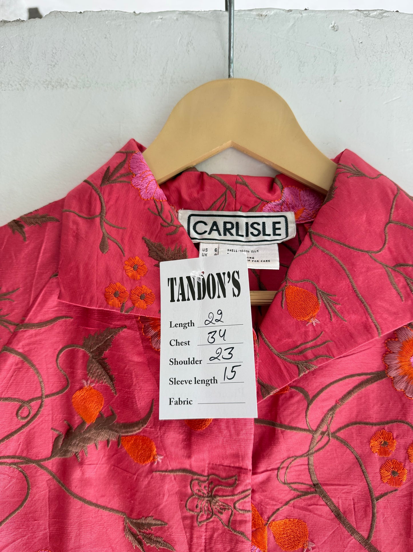 Carlisle Silk Embroidered Jacket