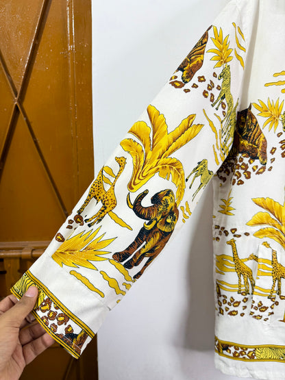 Jungle Print Vintage Jacket