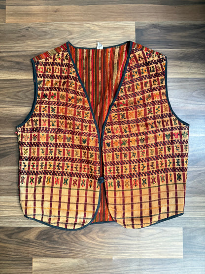 Embroidered vest