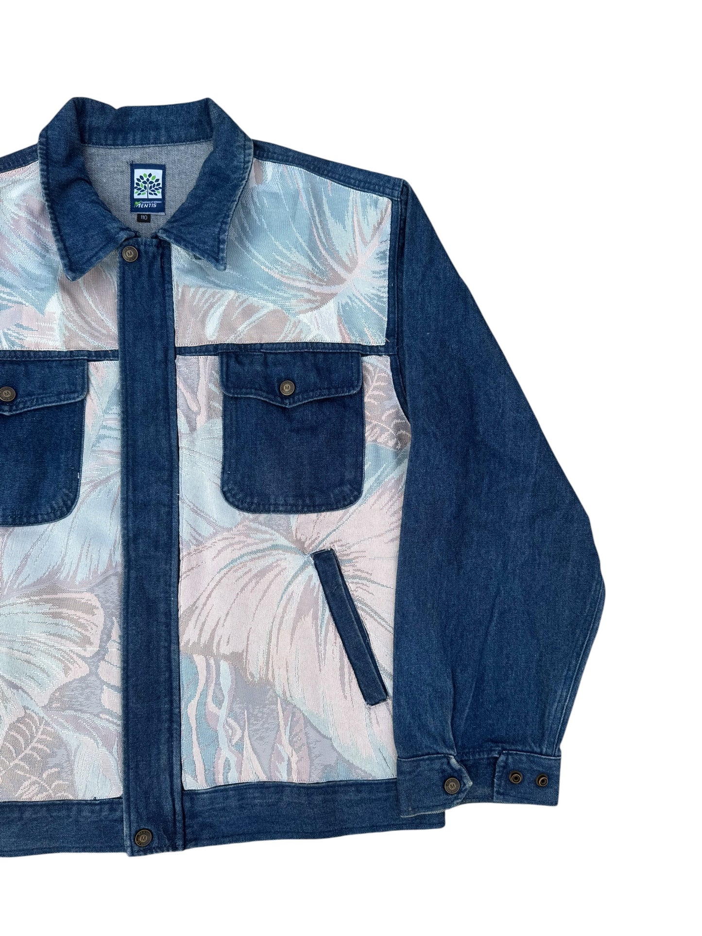 Upcycled Tapestry Denim Jacket