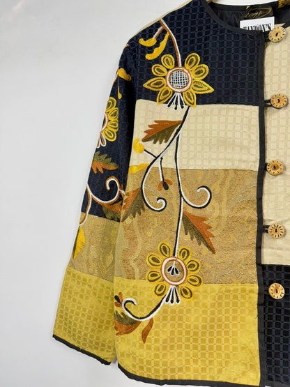 Alex Kin Patch Embroidered Jacket