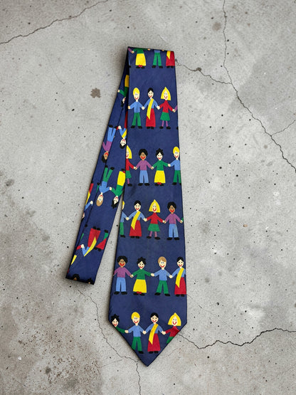 Save the Children Vintage Silk Tie