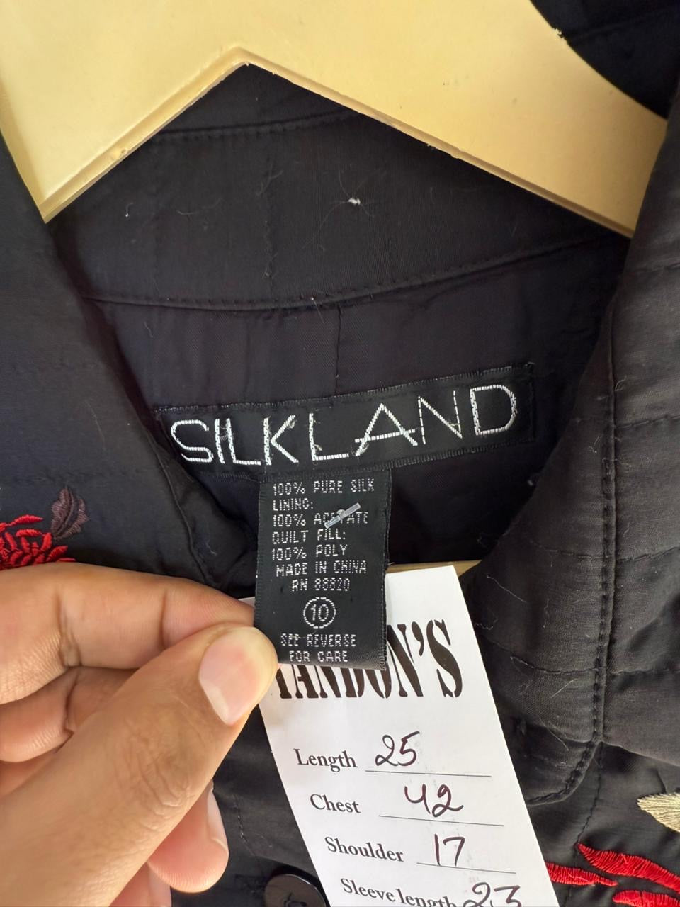 SilkLand Embroidered Jacket