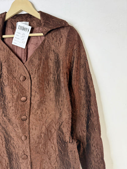 Silk embroidered Jacket