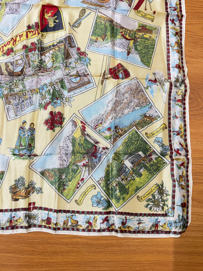 Val d’ Aosta vintage  scarves