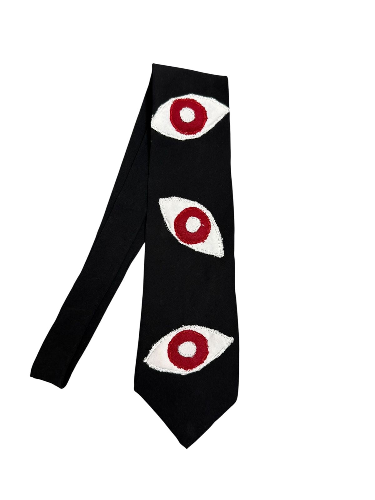 Red Eye Handmade Vintage Silk Tie