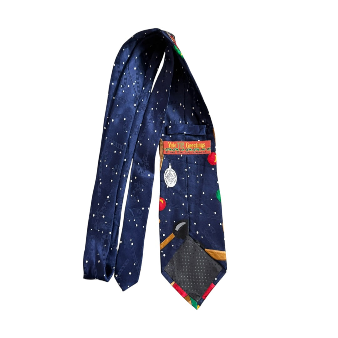 Yule the Greeting Vintage Silk Tie