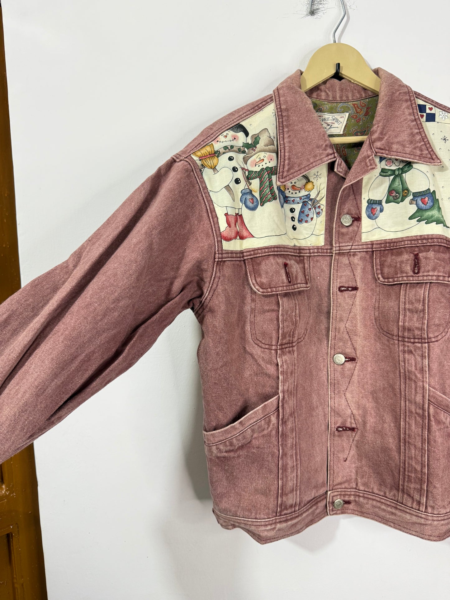 Customised  patch Denim Jacket