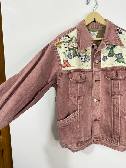 Customised  patch Denim Jacket