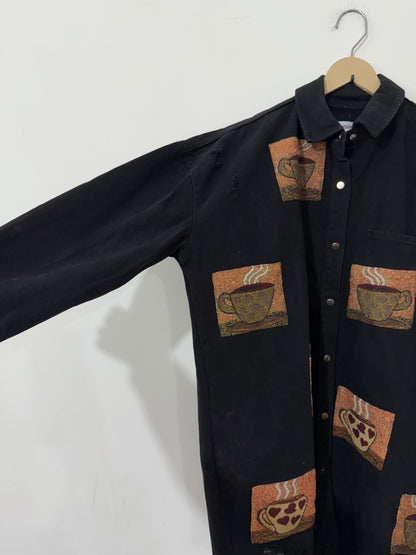 Customised Tapestry patch Denim Jacket