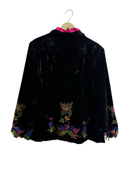 VELVET EMBROIDERED Vintage Jacket (Copy)