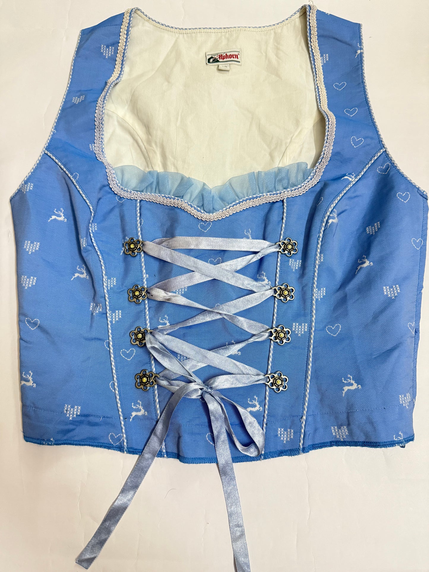 Sky Blue Corset Top