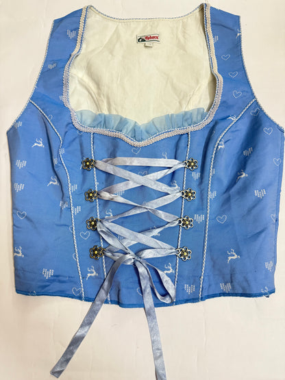 Sky Blue Corset Top