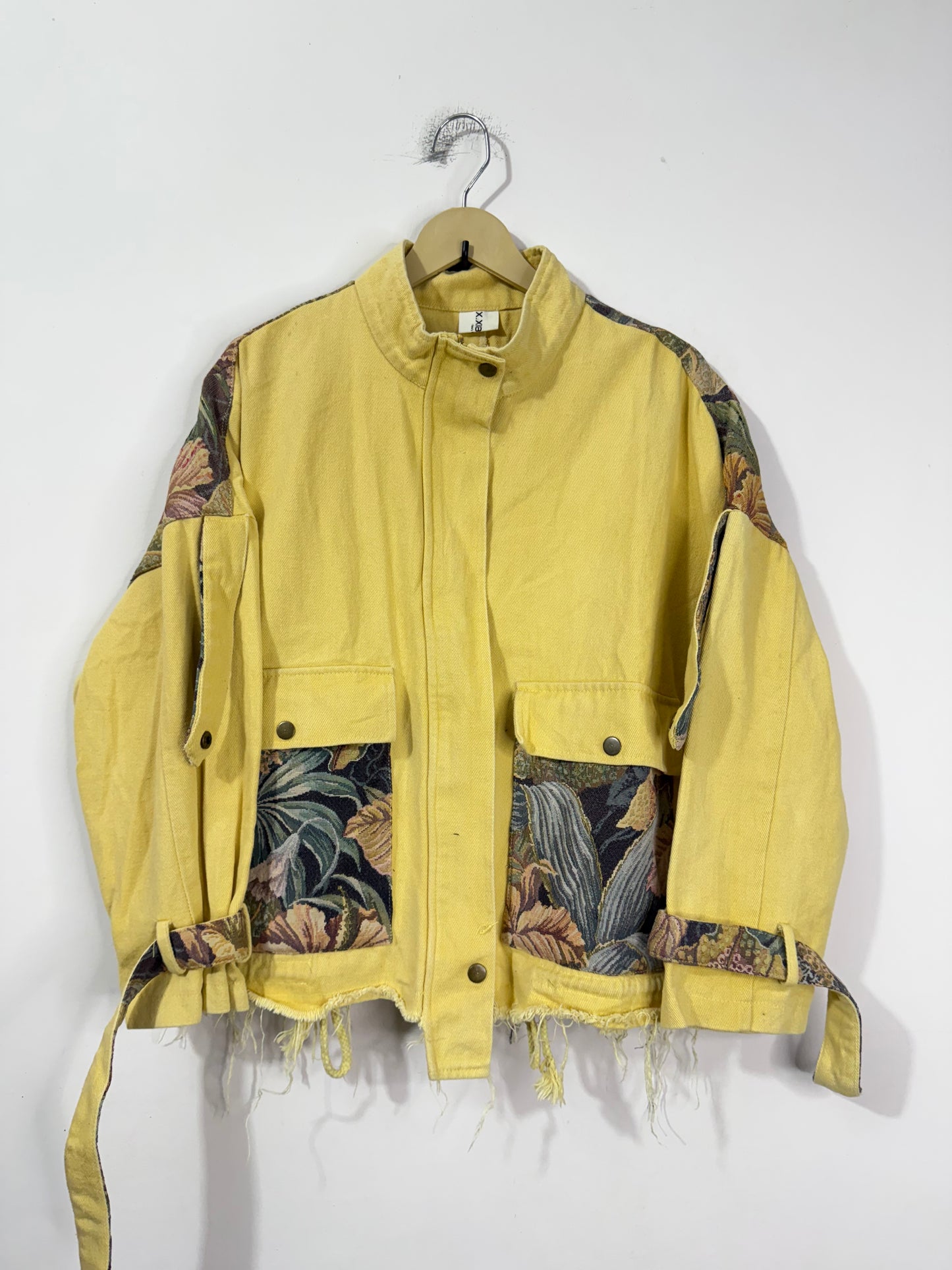 Customised tapestry patch Denim Jacket