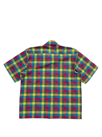 Color Block check 100% Cotton shirt