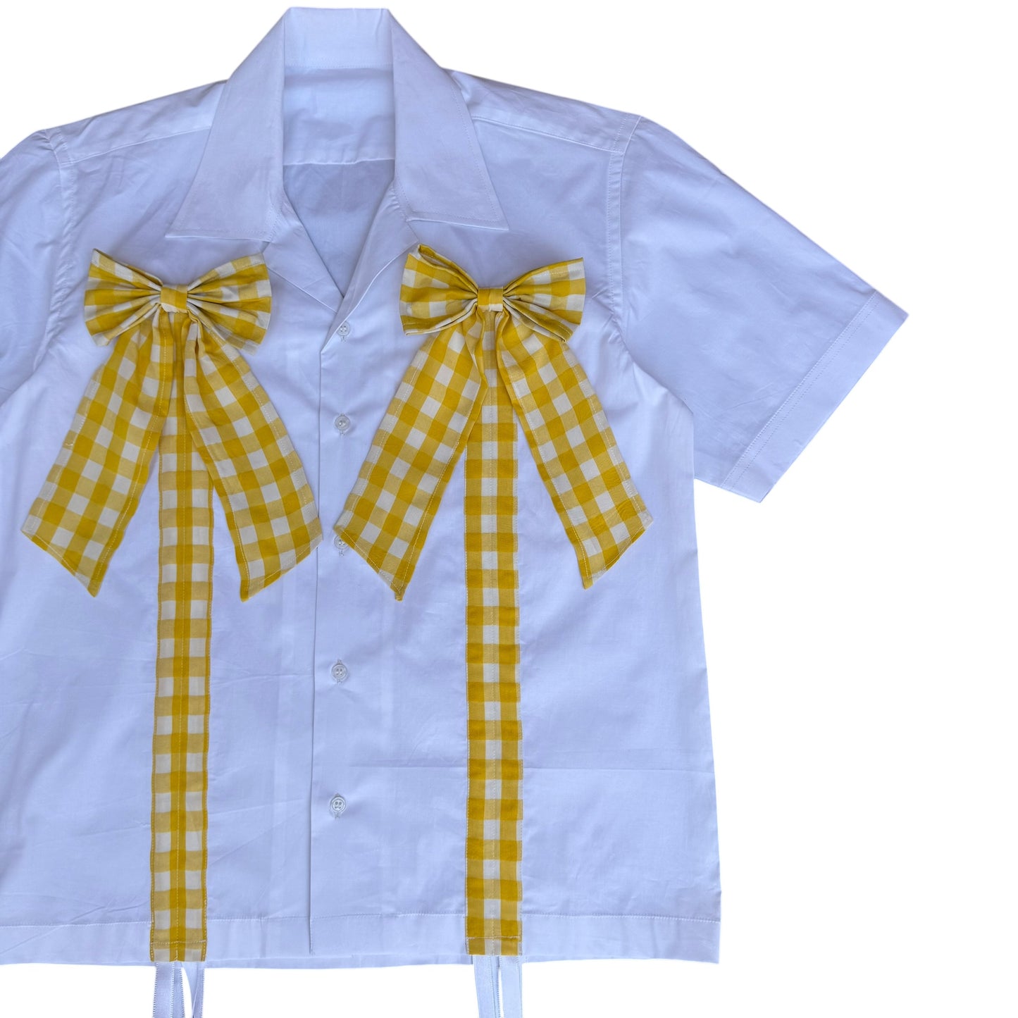 Yellow Bow 100% Women’s Cotton Shirt